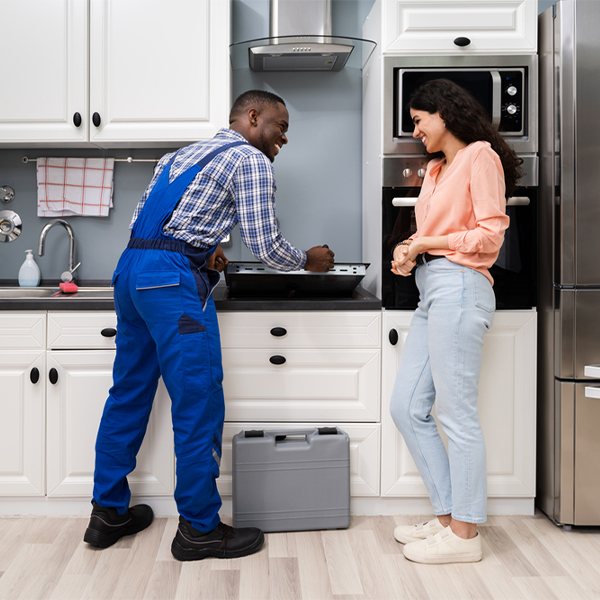 can you provide an estimate for cooktop repair before beginning any work in Brooks CA